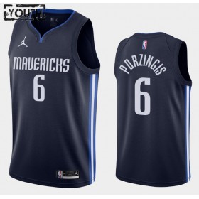 Maillot Basket Enfant Dallas Mavericks Kristaps Porzingis 6 2020-21 Jordan Brand Statement Edition Swingman